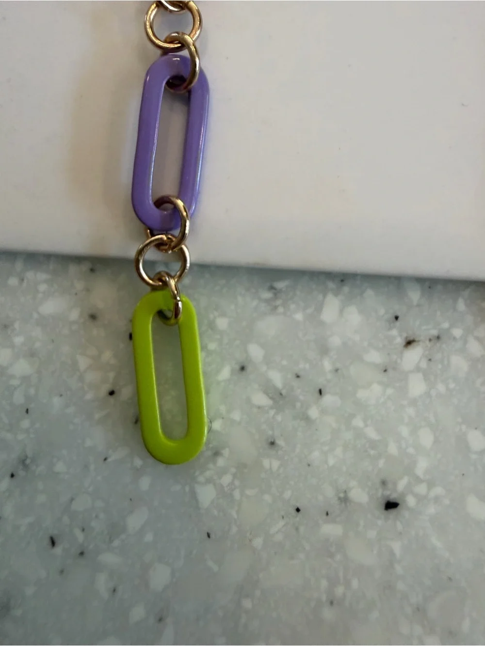 New Ivory Ella Kids Multicolor Chain Link Drop Earrings - Colorful